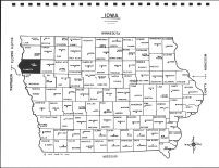 Iowa State Map, Plymouth County 1988